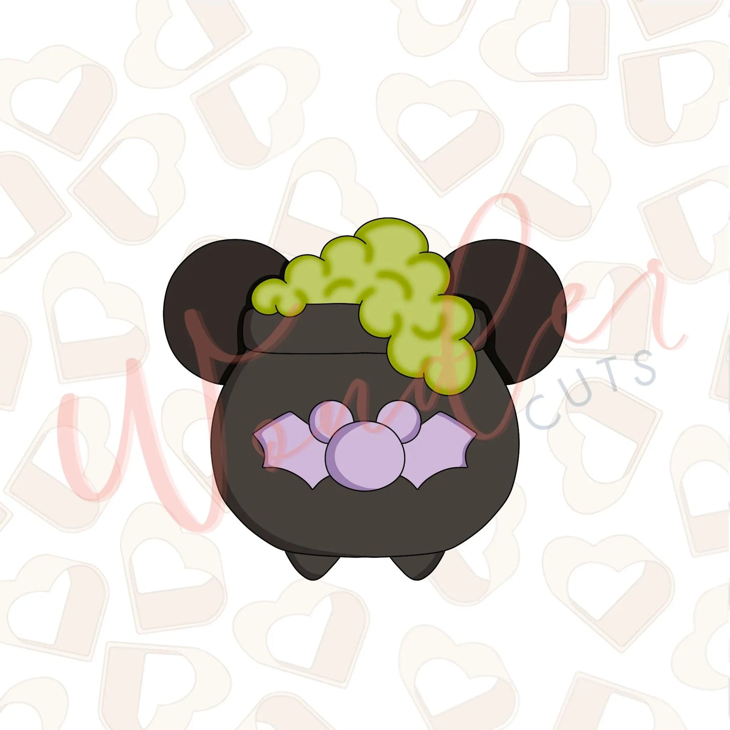 Mouse Ear Cauldron Cookie Cutter