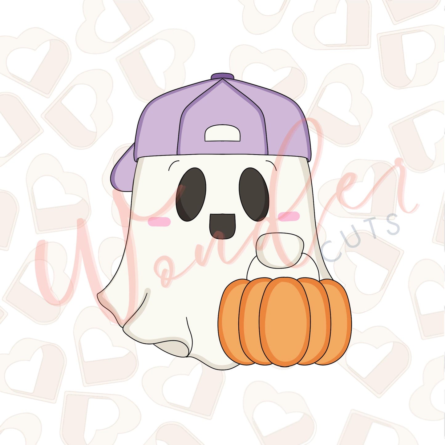 Ghost Dude with Candy Bag Cookie Cutter
