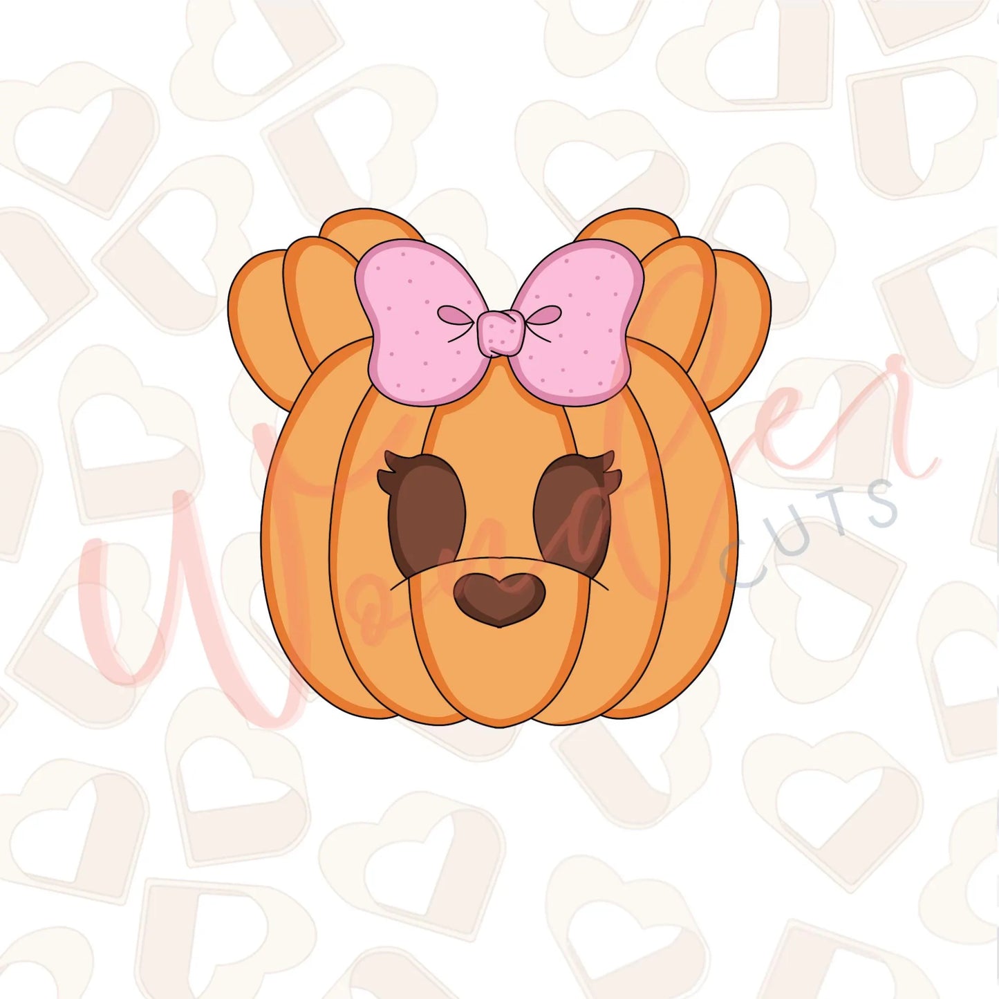 Girly Mouse Pumpkin Cookie Cutter