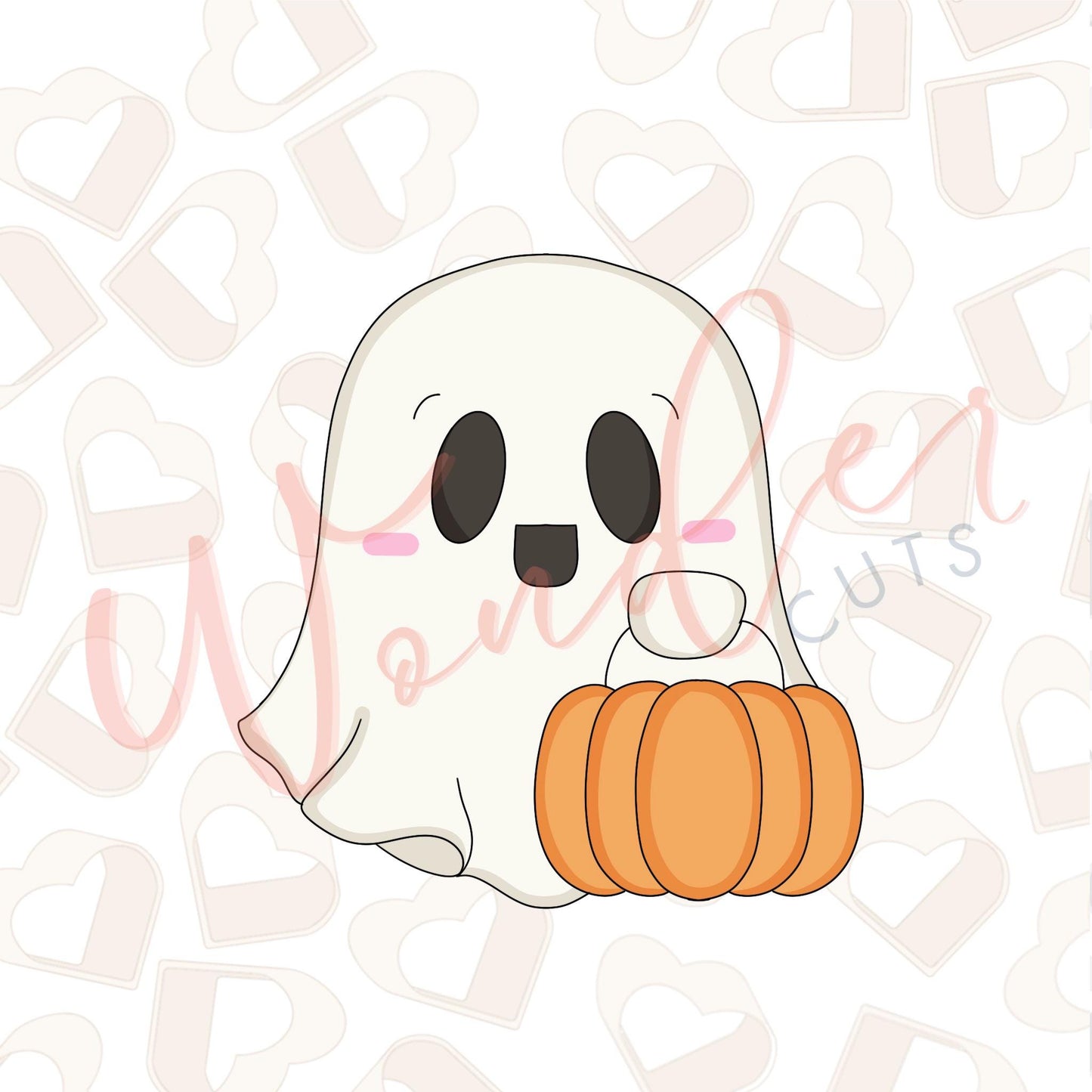 Ghost with Candy Bag Cookie Cutter