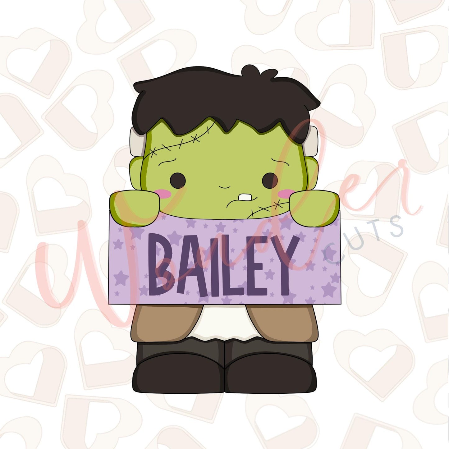 Frankie Name Plaque Cookie Cutter