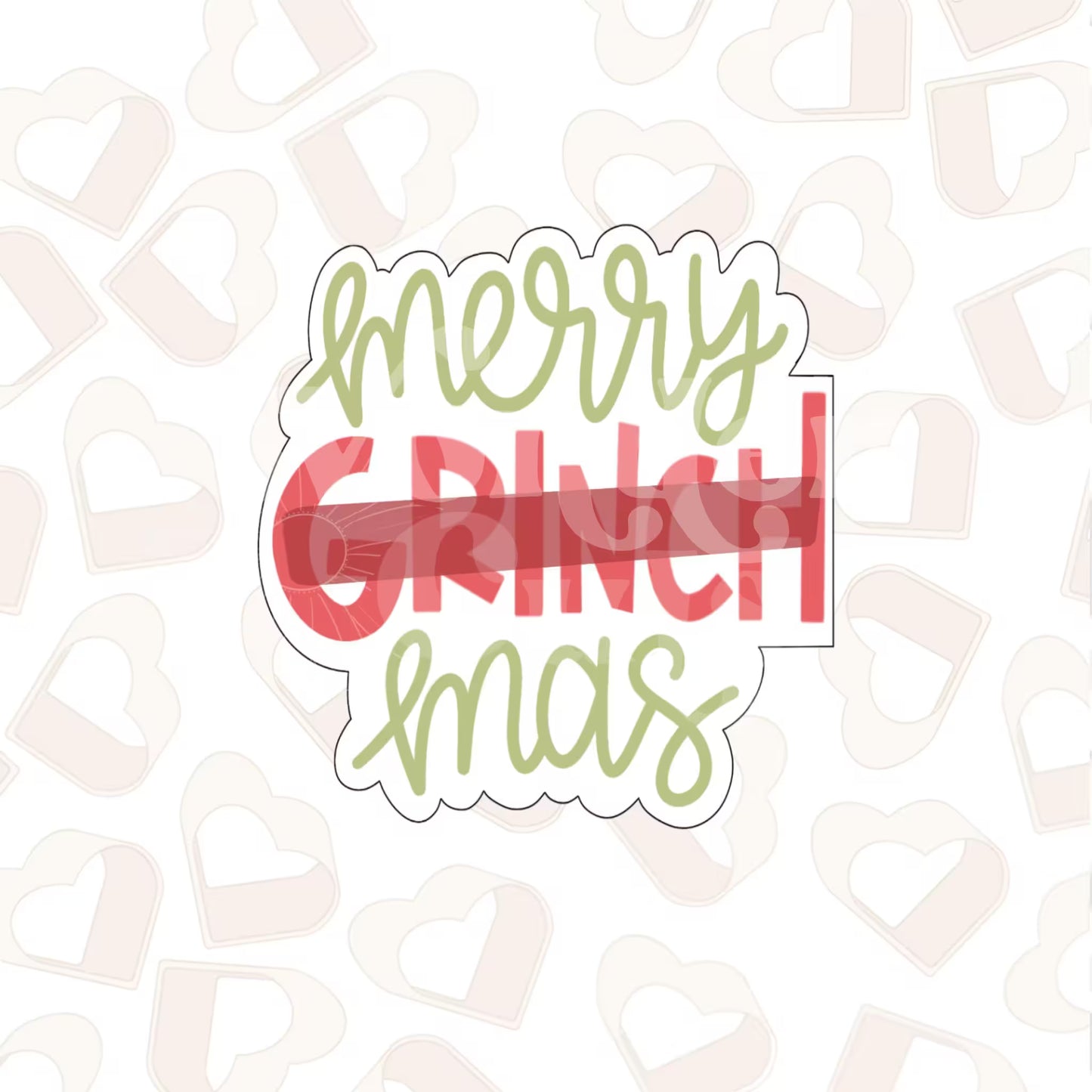 Merry Fuzzy Green Cookie Cutter