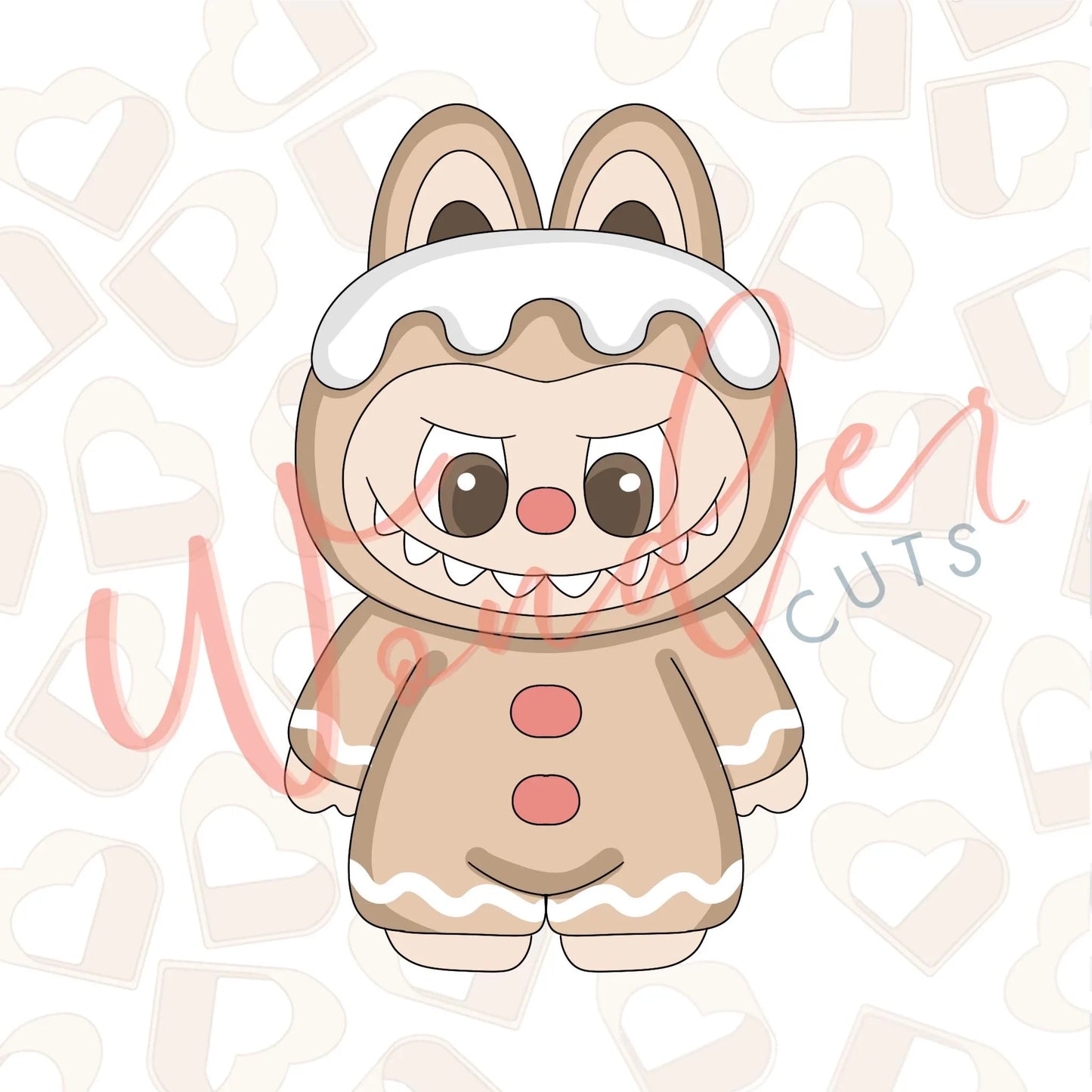 Gingy Plushy Monster Cookie Cutter
