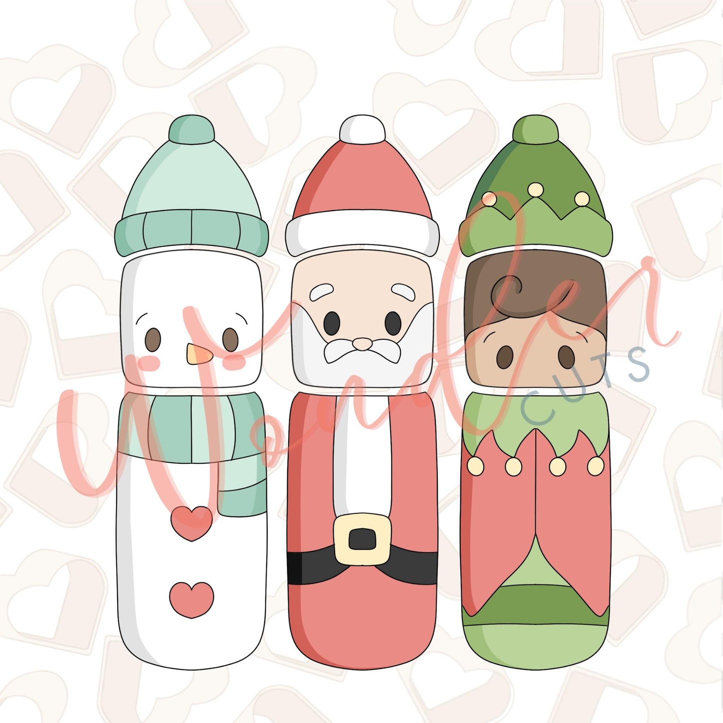 Christmas Stack Minis Cookie Cutter