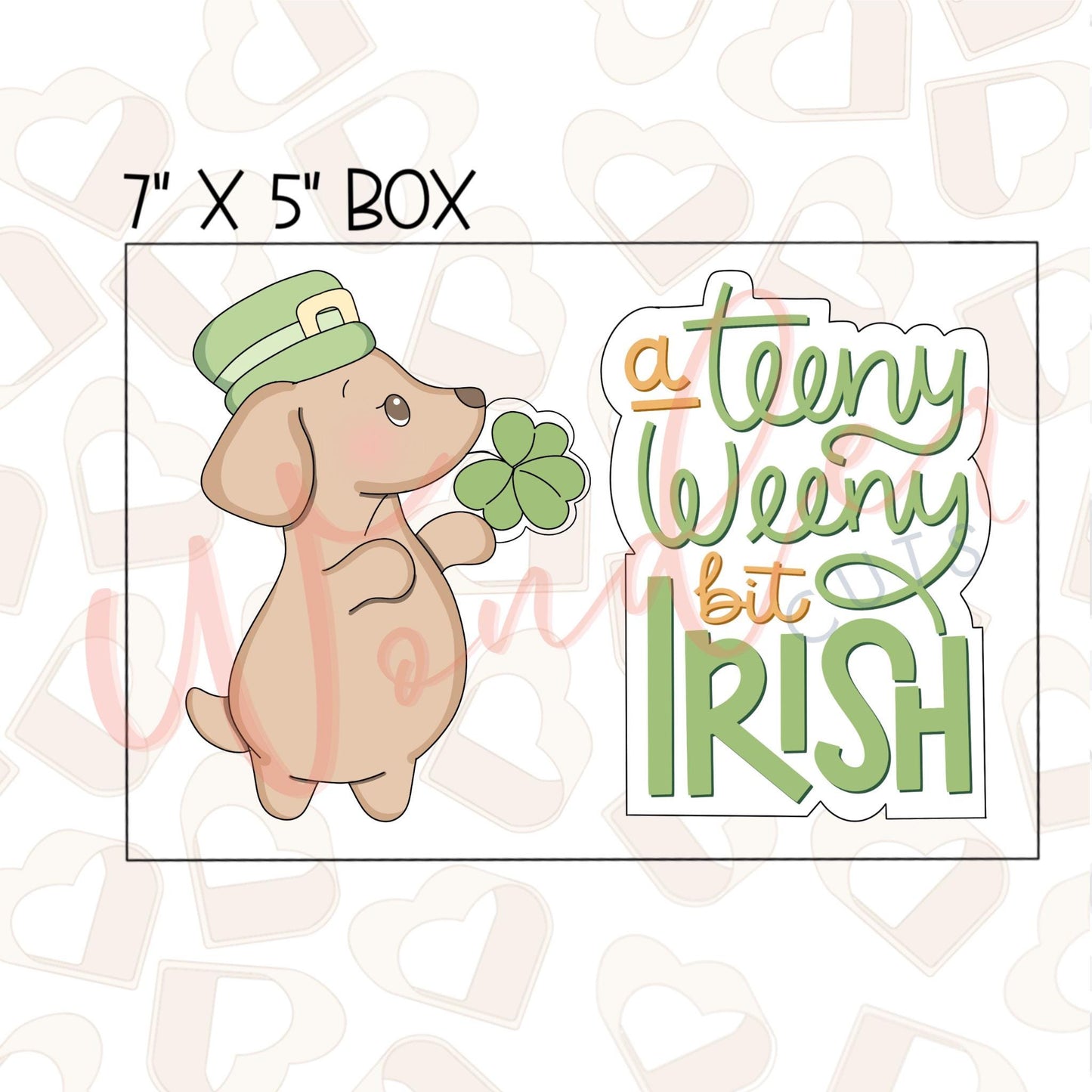 Teeny Weeny Bit Irish Set of 2 Cookie Cutter