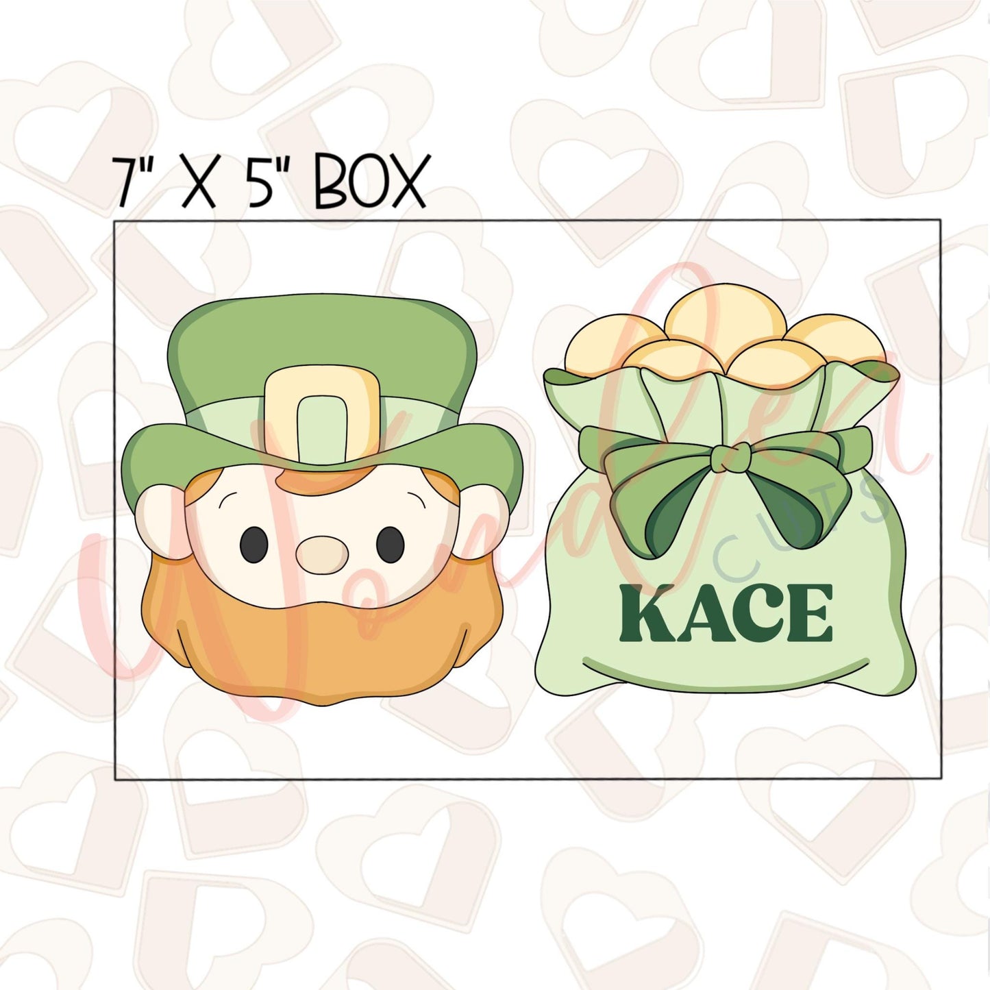 Lucky Leprechaun Set of 2 Cookie Cutter