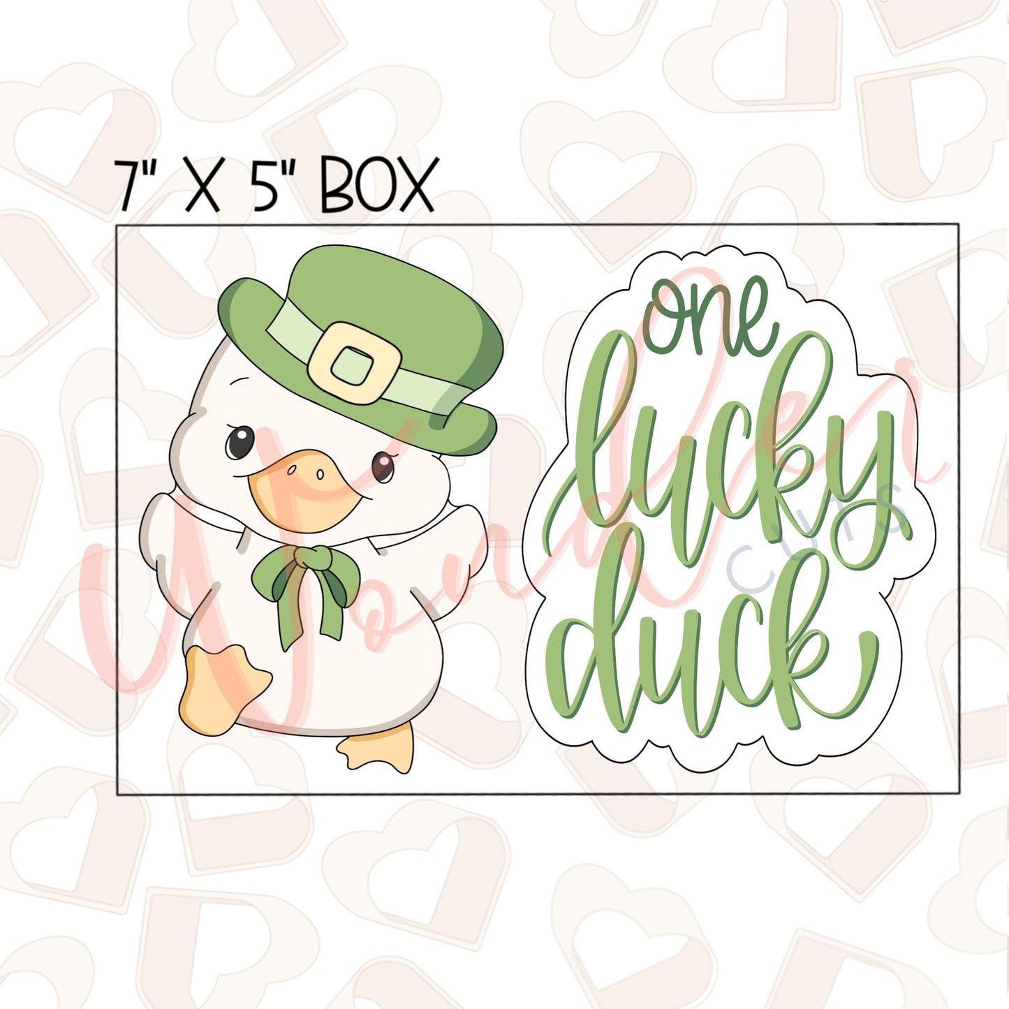 One Lucky Duck Set of 2 Cookie Cutter