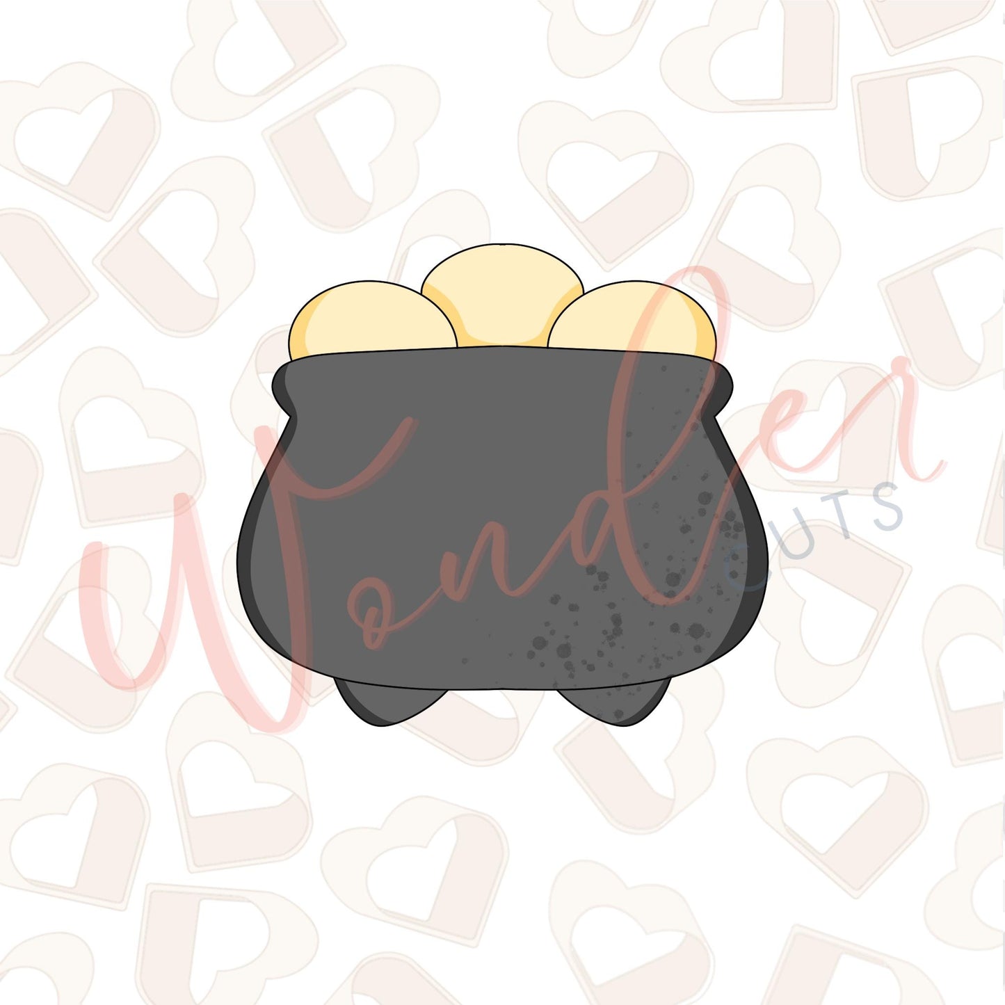 Simple Pot of Gold Cookie Cutter