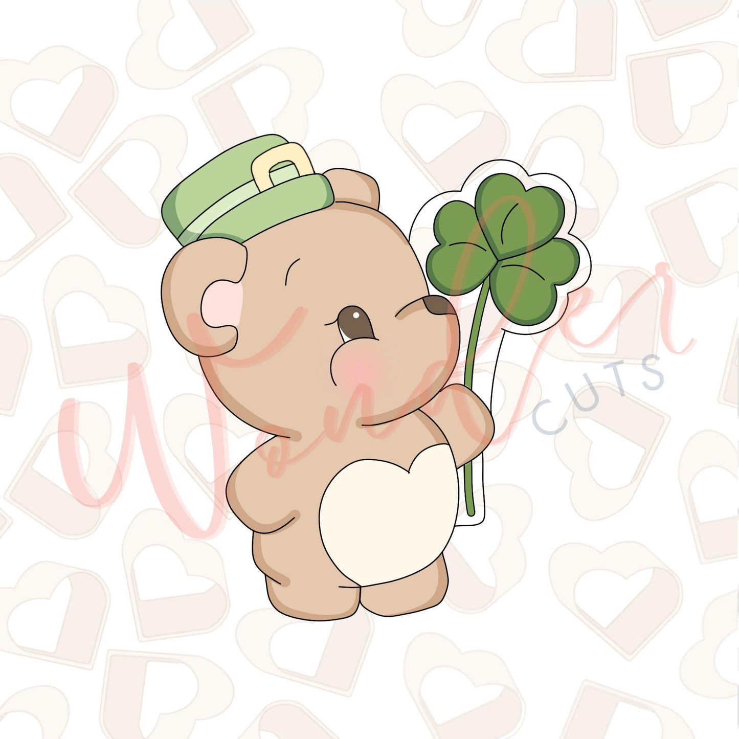 Lucky Bear Cookie Cutter