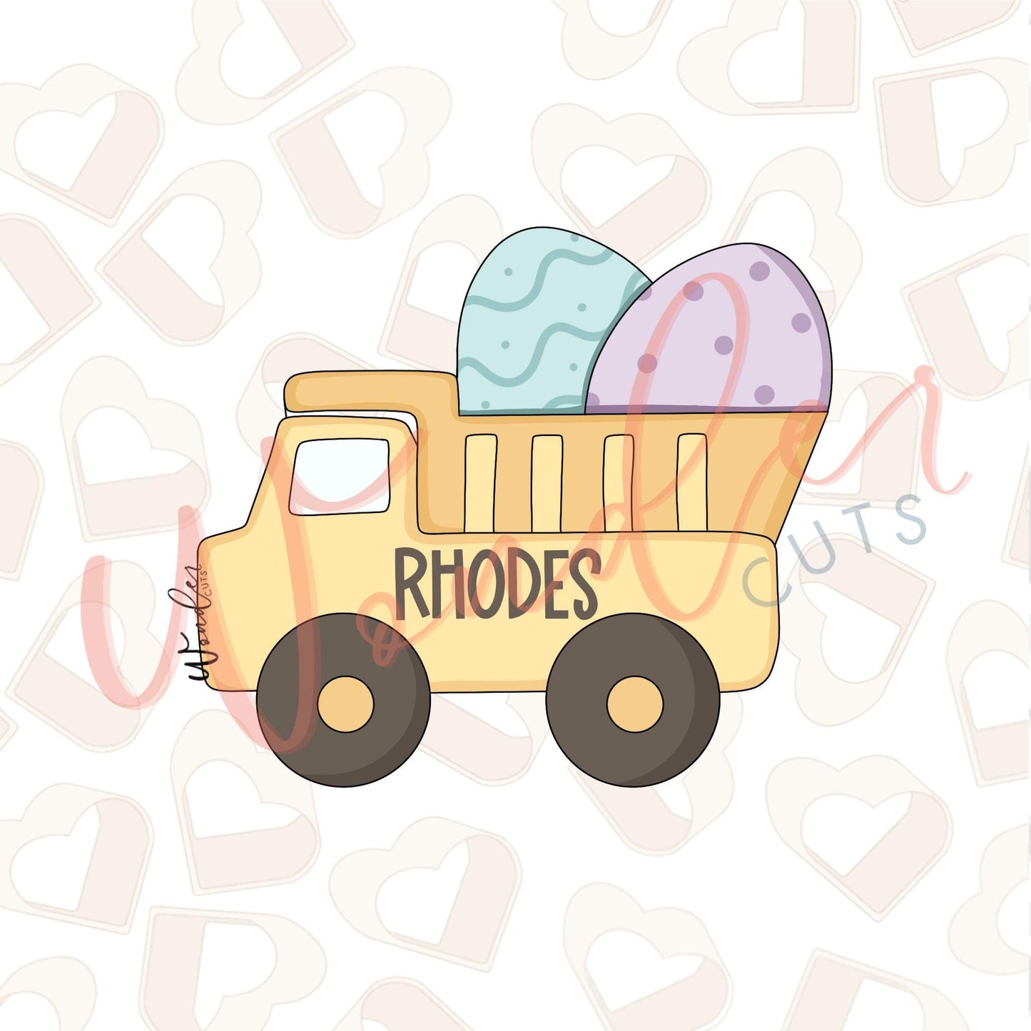 Easter Truck Cookie Cutter