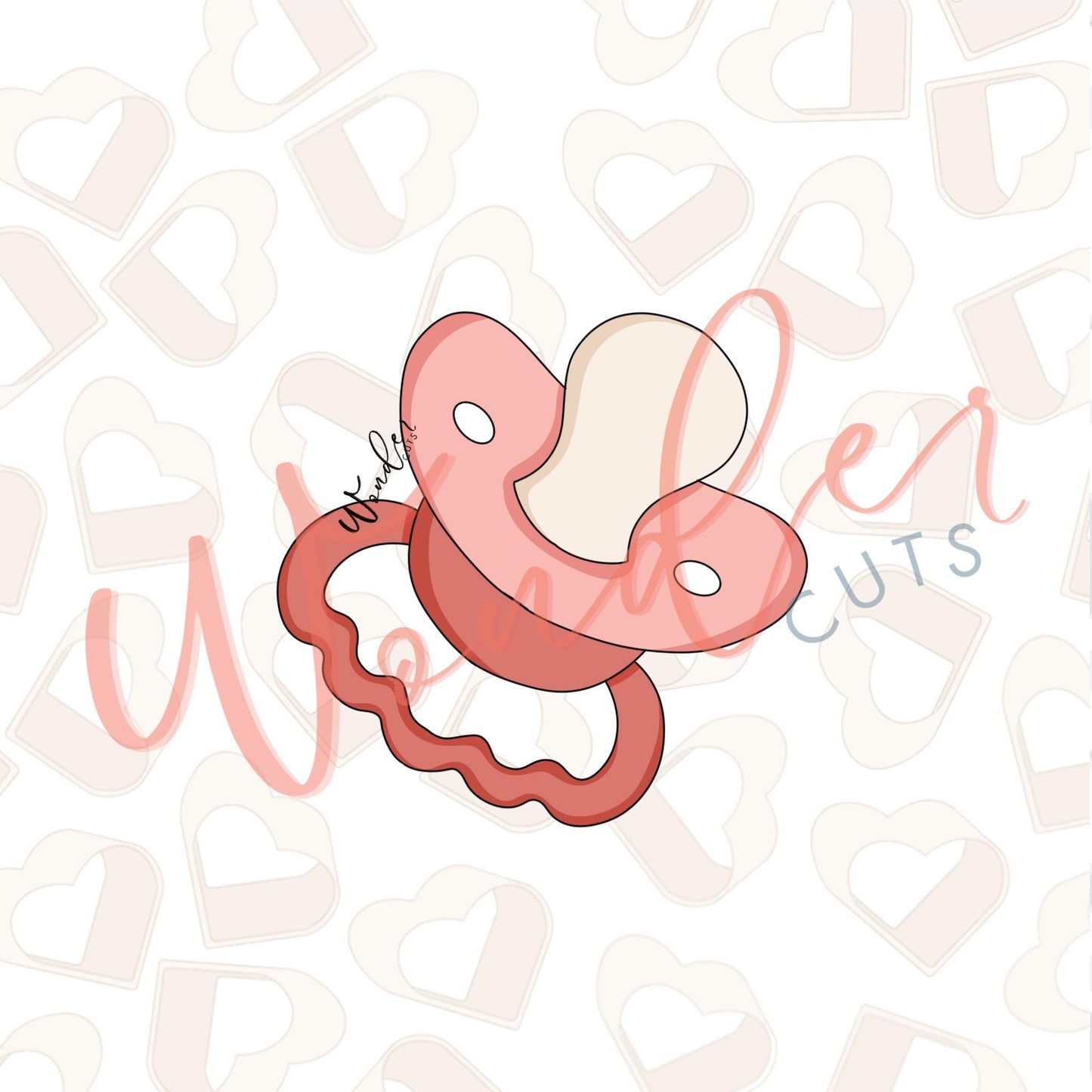 Baby Pacifier 2 Cookie Cutter
