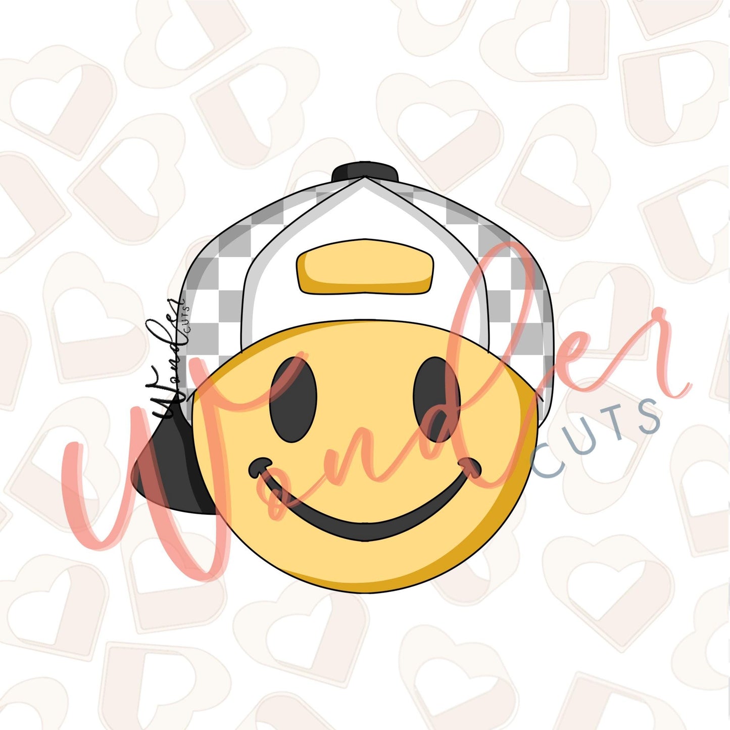 Happy Dude in Hat Cookie Cutter