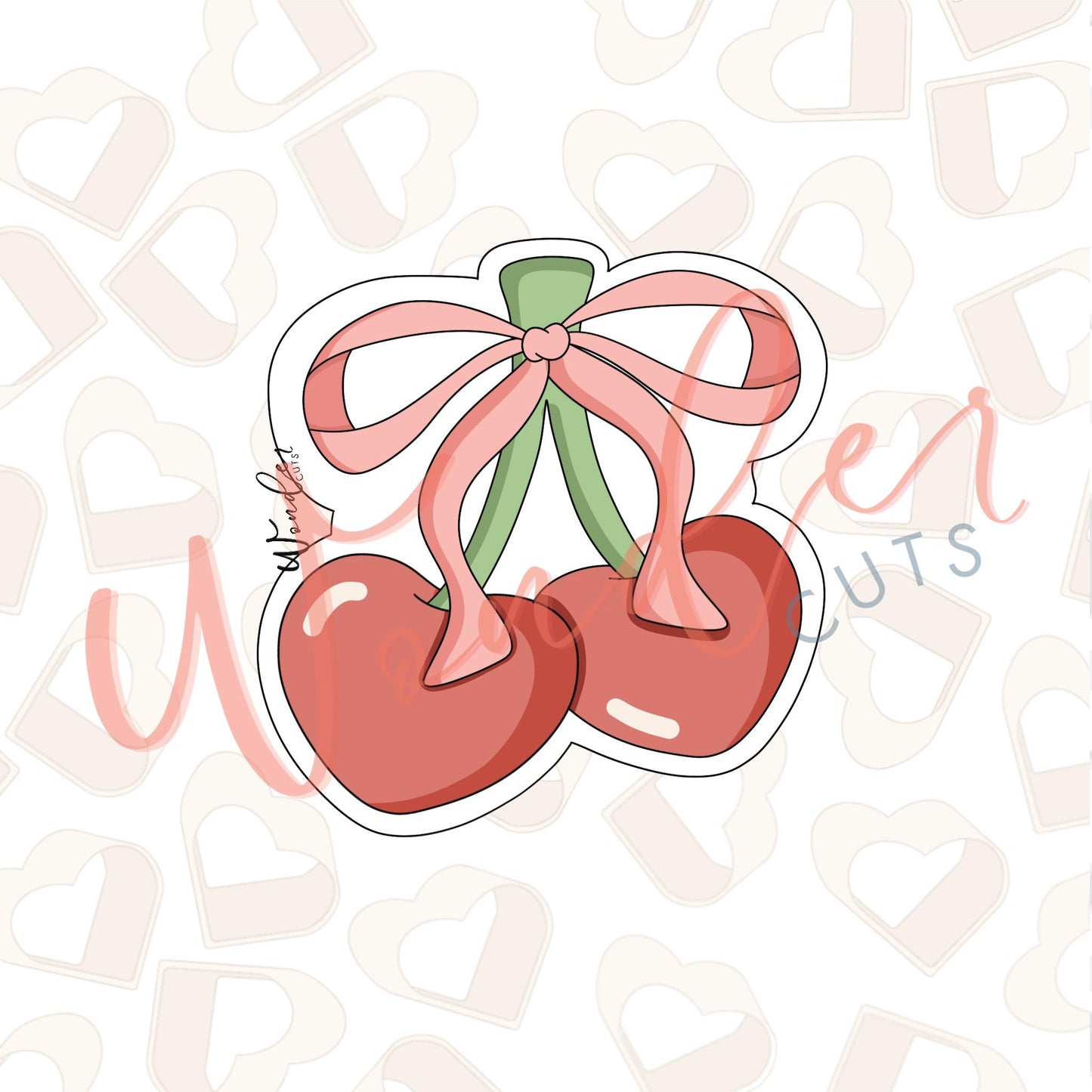 Cherries with Bow Cookie Cutter