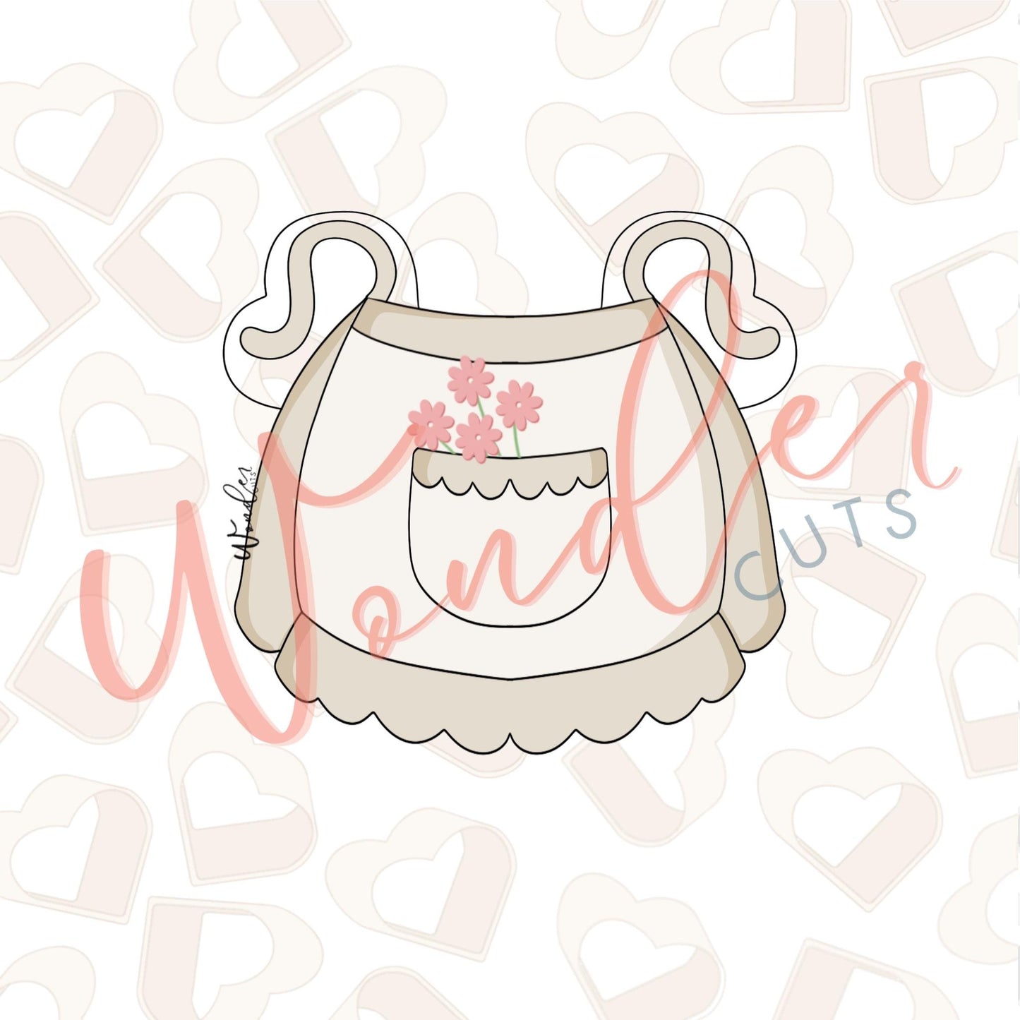 Rustic Apron Cookie Cutter