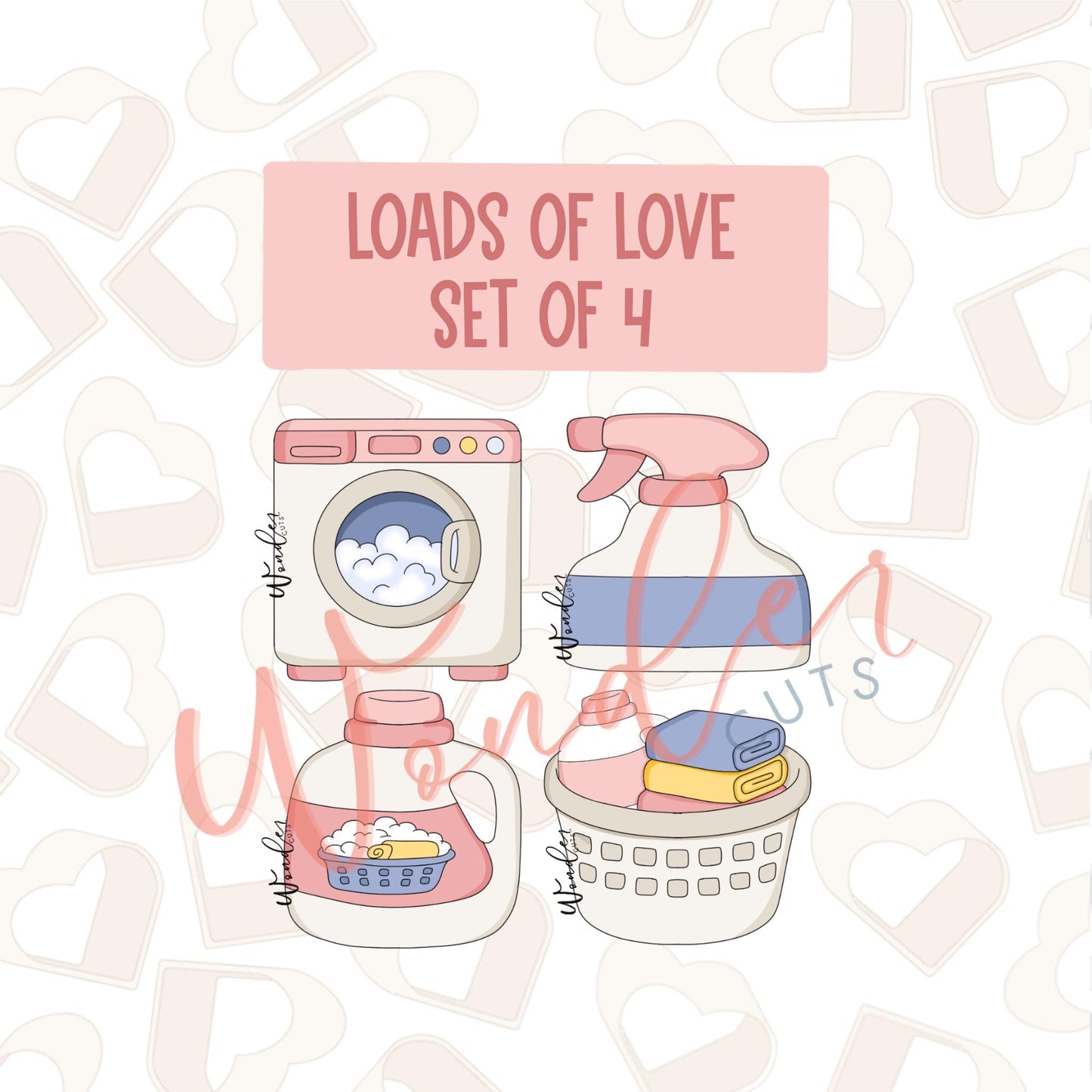 Loads of Love Cookie Cutters Set of 4