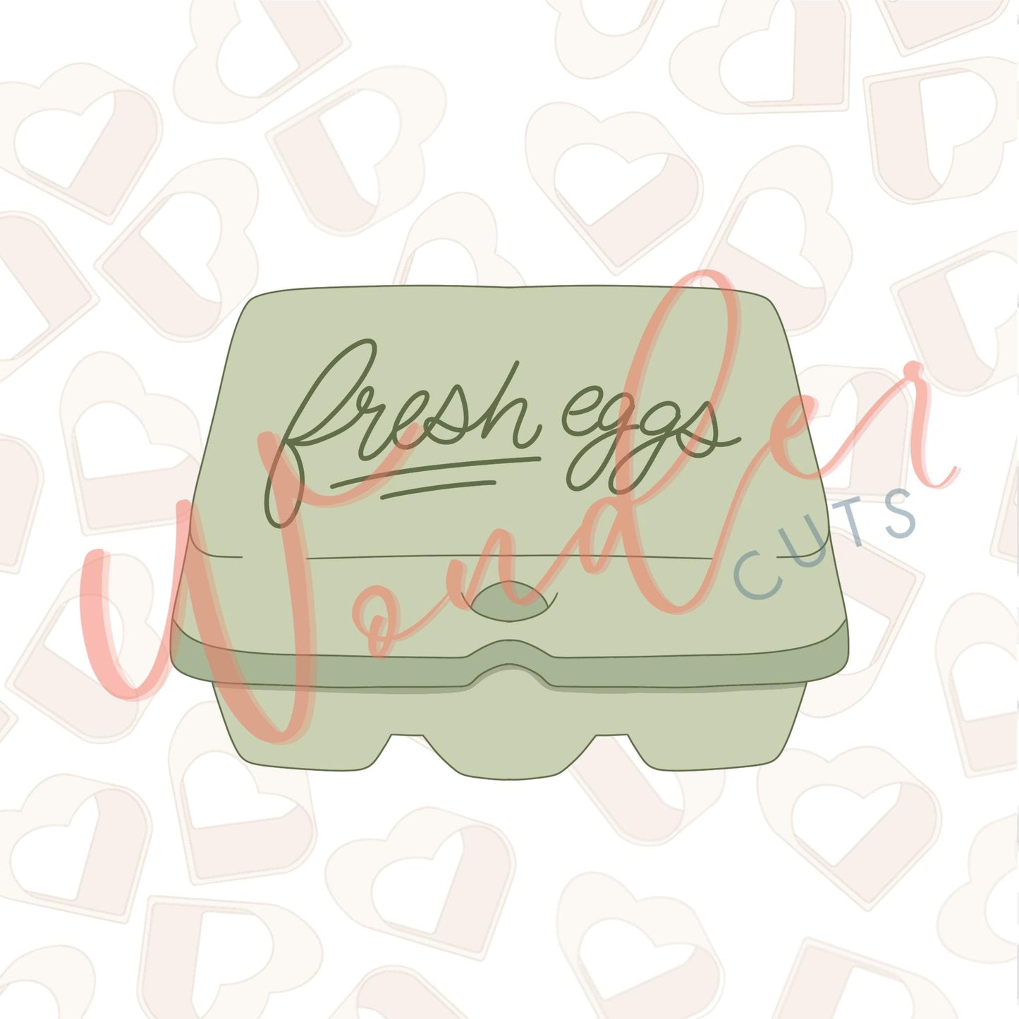 Egg Carton Cookie Cutter