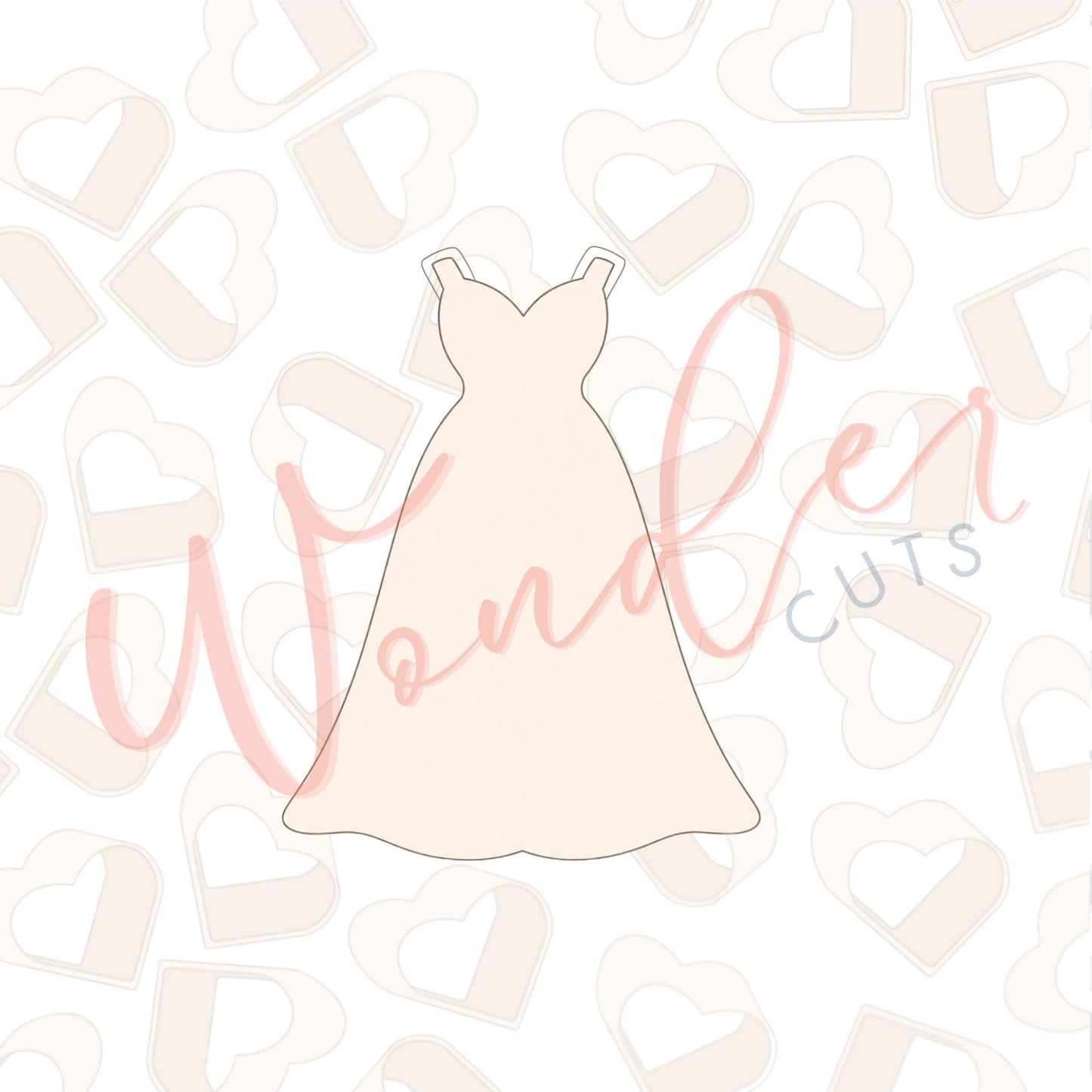 Wedding Dress 3 Cookie Cutter