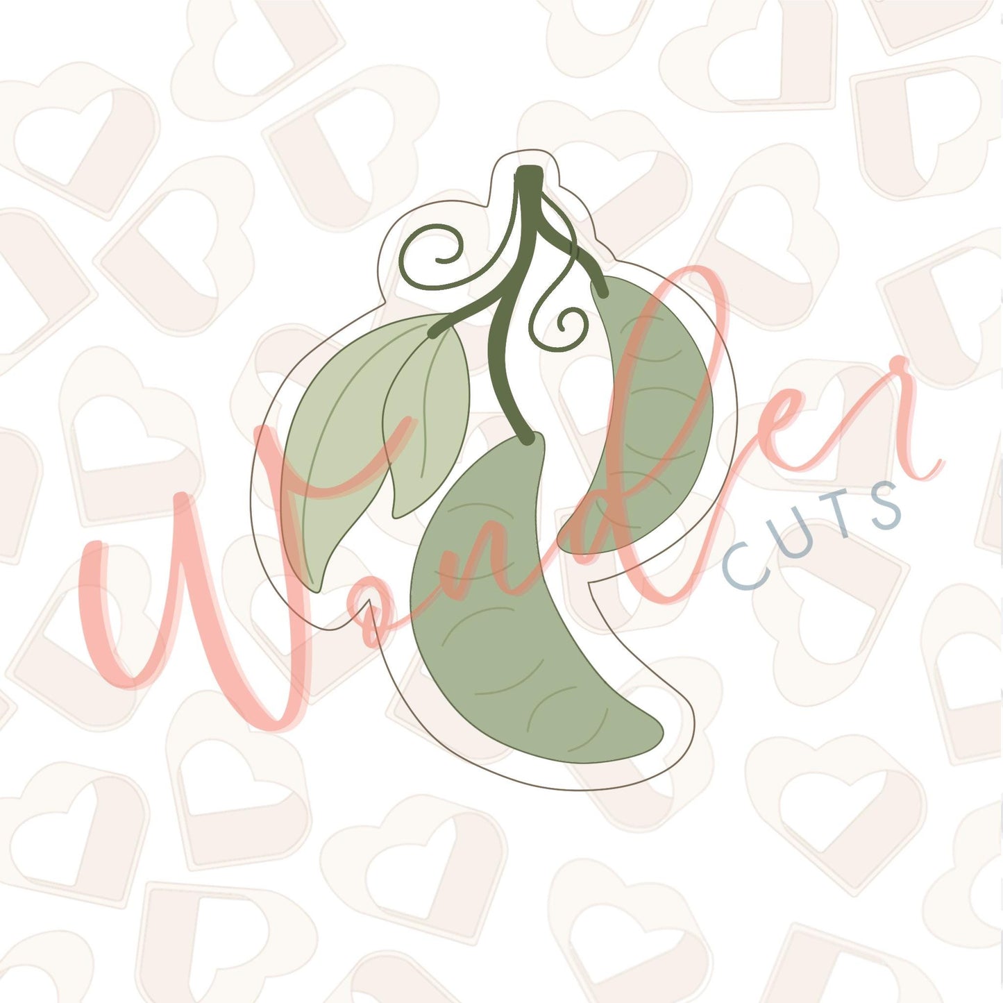 Bean Sprout Cookie Cutter