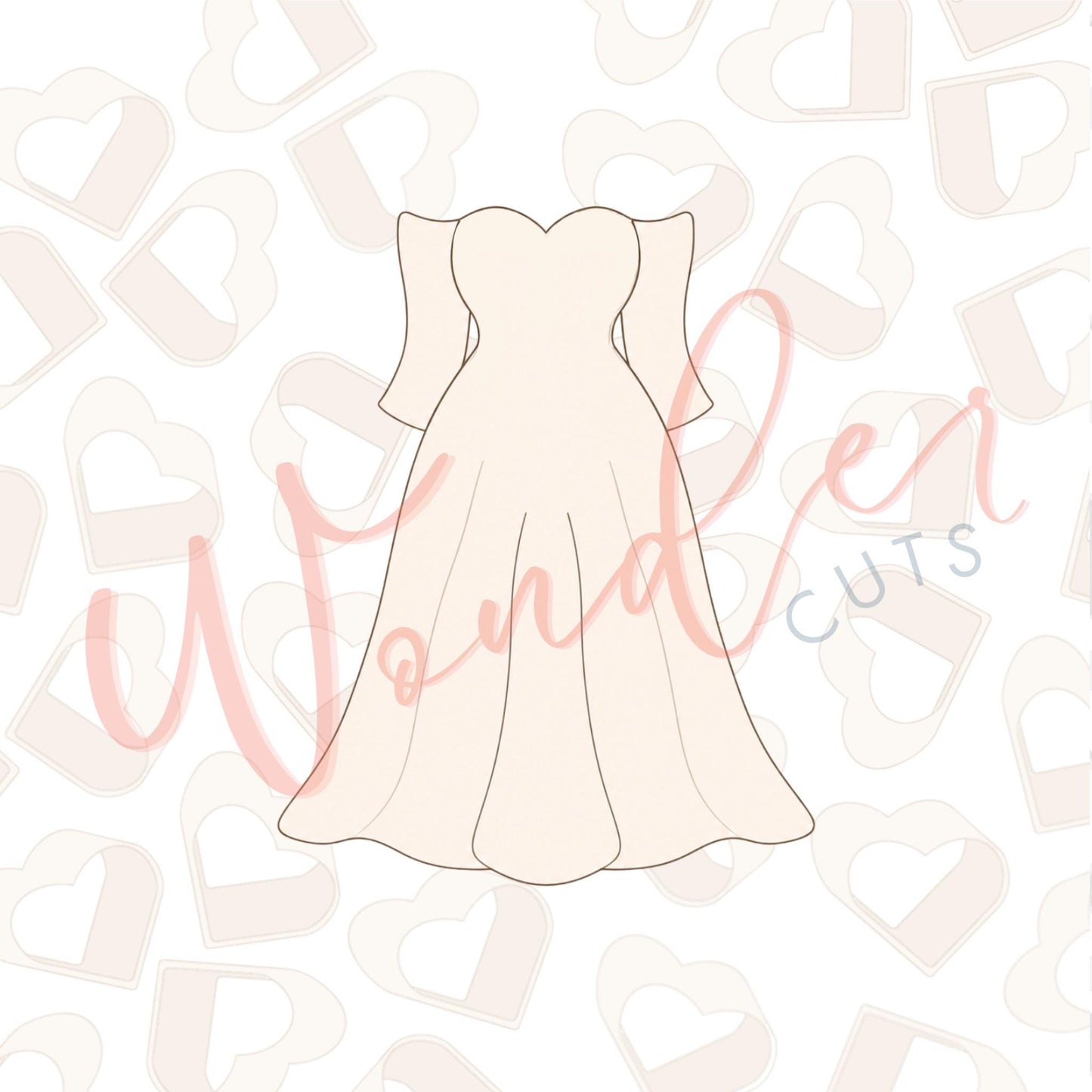 Wedding Dress 2 Cookie Cutter
