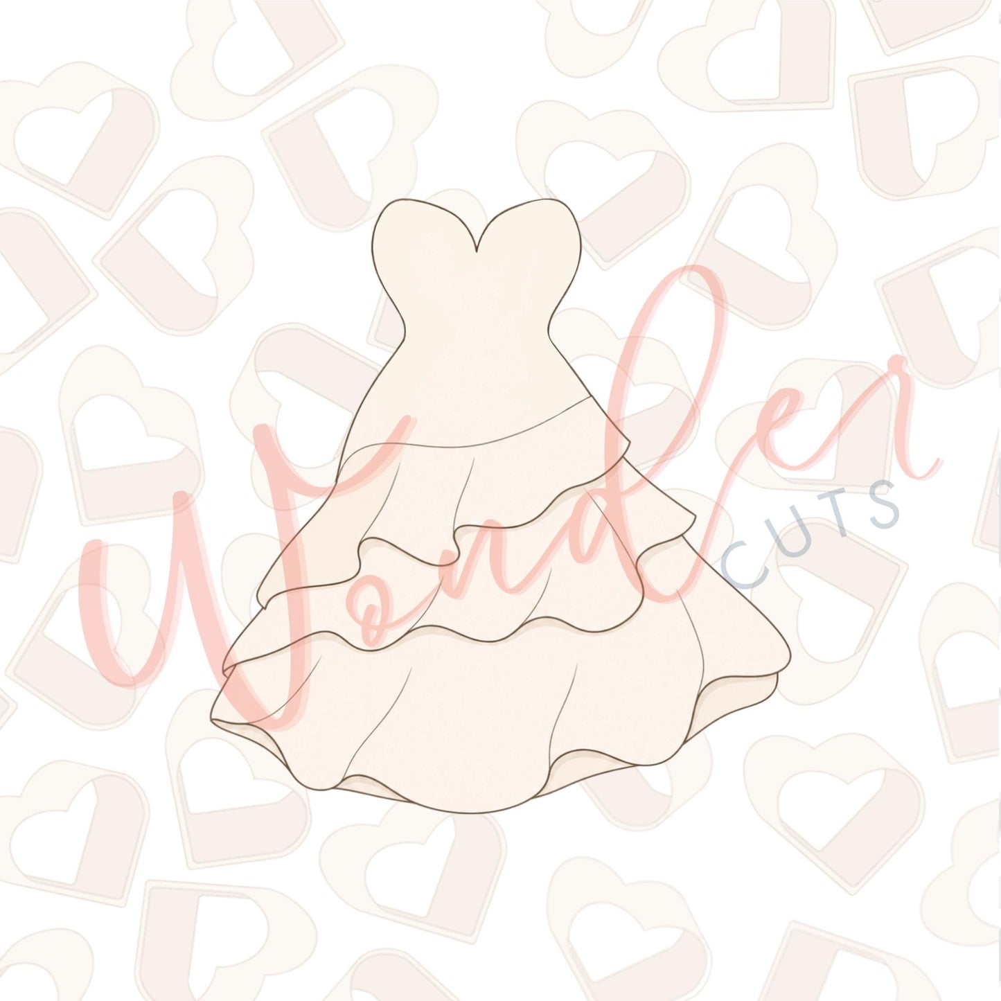 Wedding Dress 5 Cookie Cutter