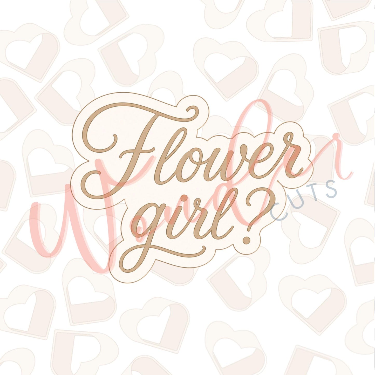 Flower Girl Cookie Cutter