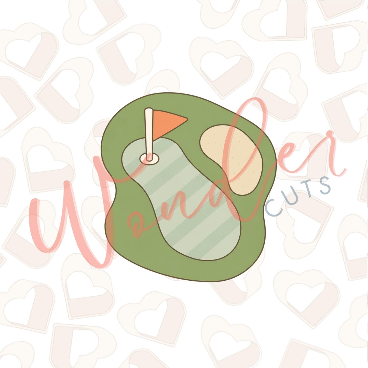 Golf Green Cookie Cutter