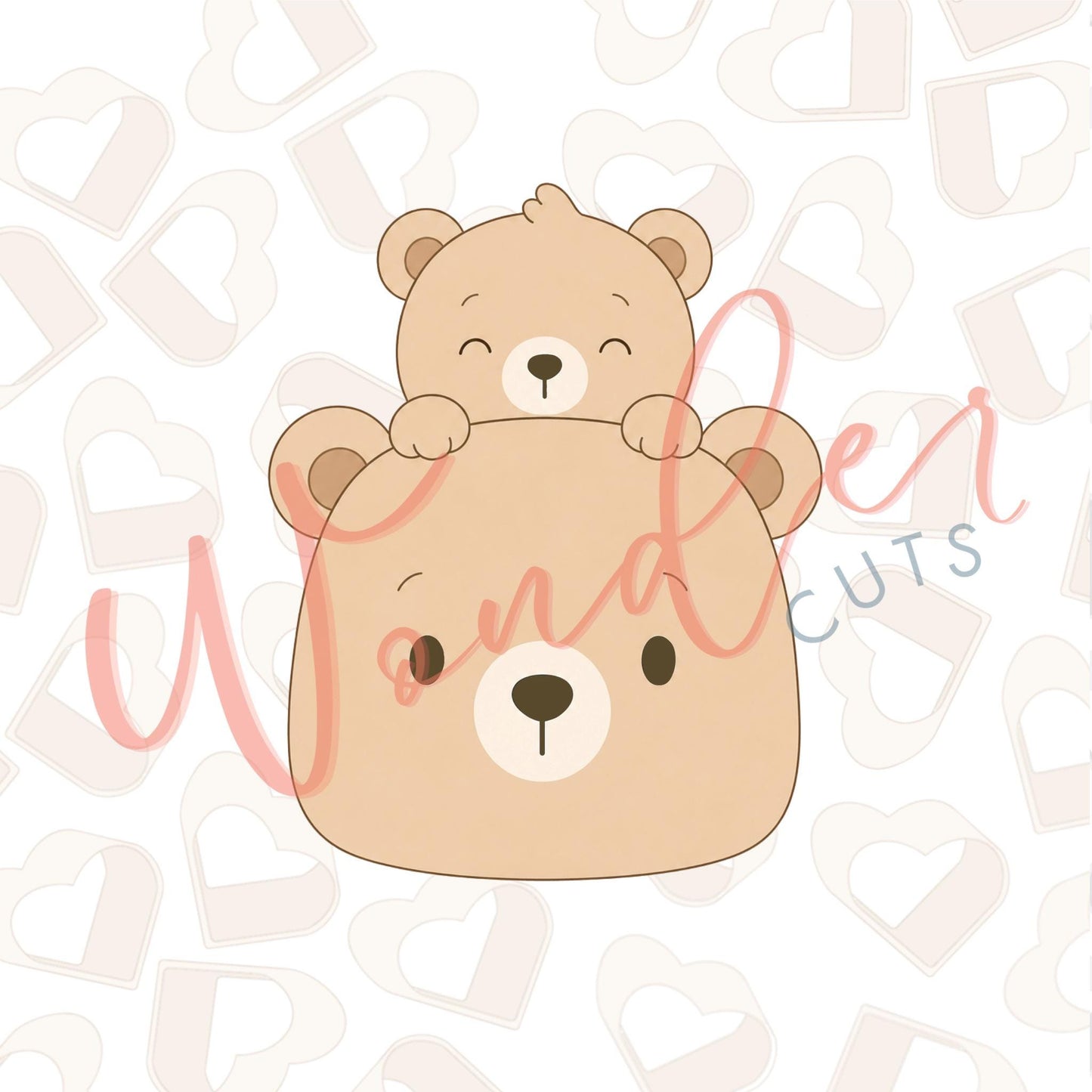 Papa Bear Stack Cookie Cutter