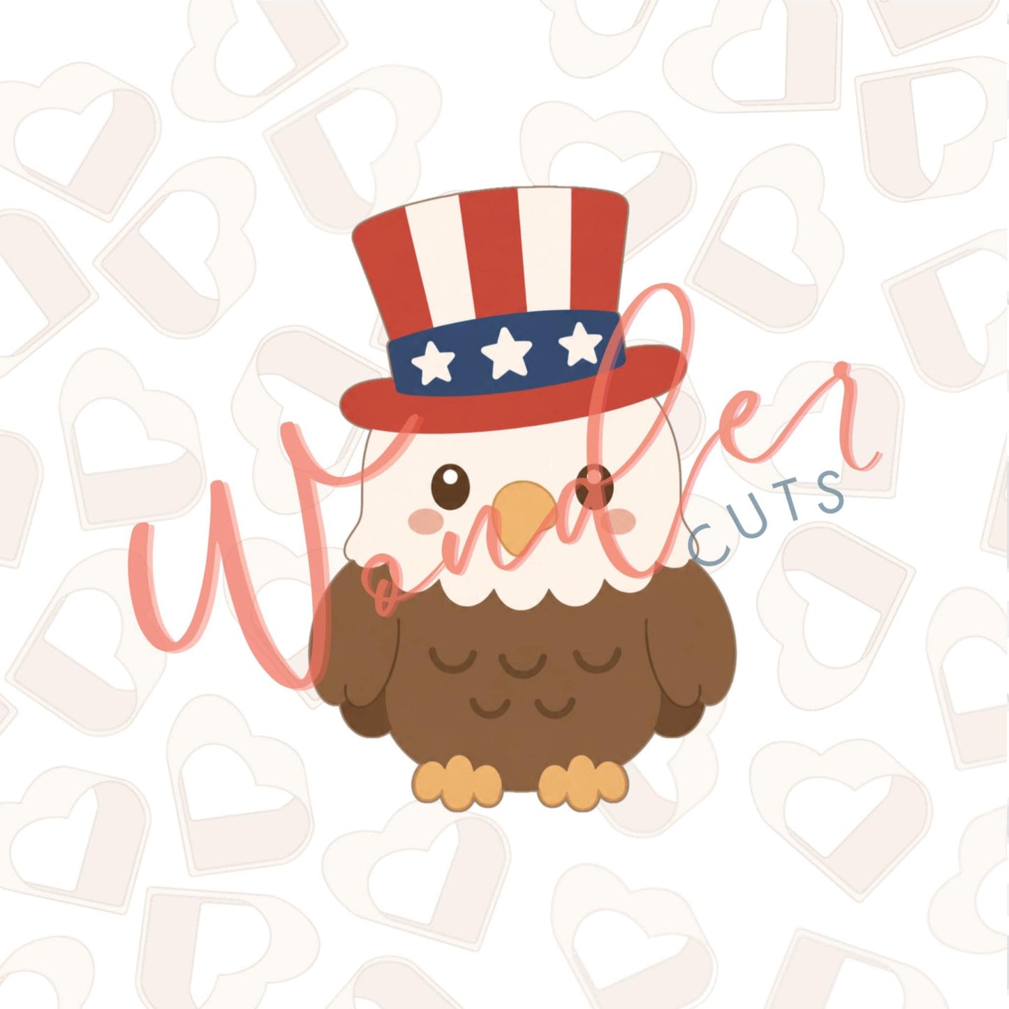 Patriotic Eagle Cookie Cutter