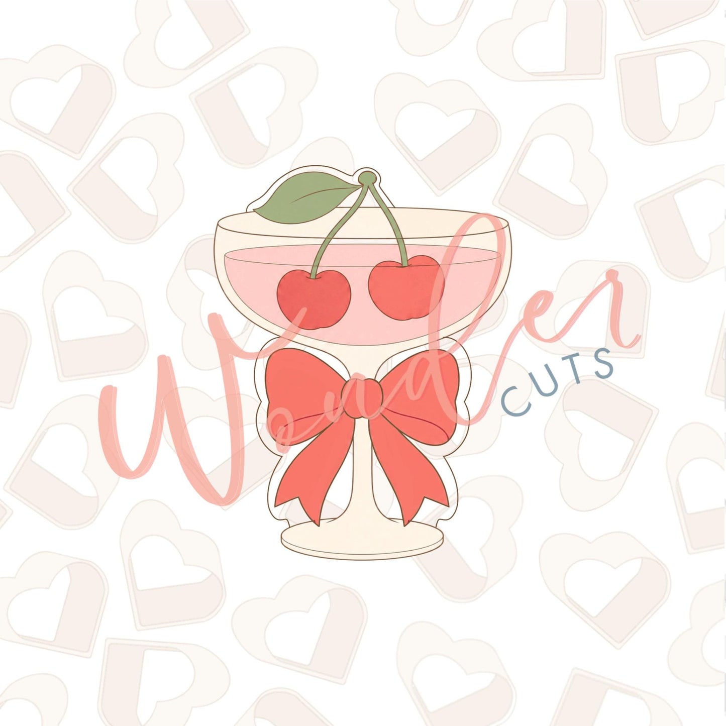 Cherry Cocktail Cookie Cutter