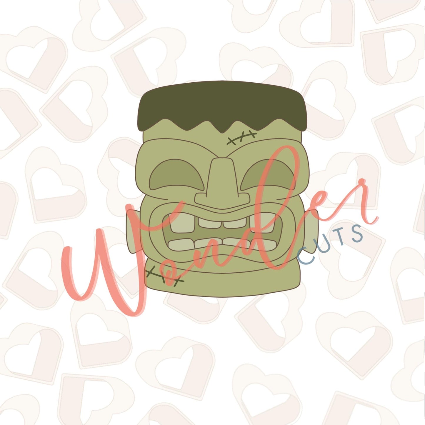 Franken Tiki Cookie Cutter