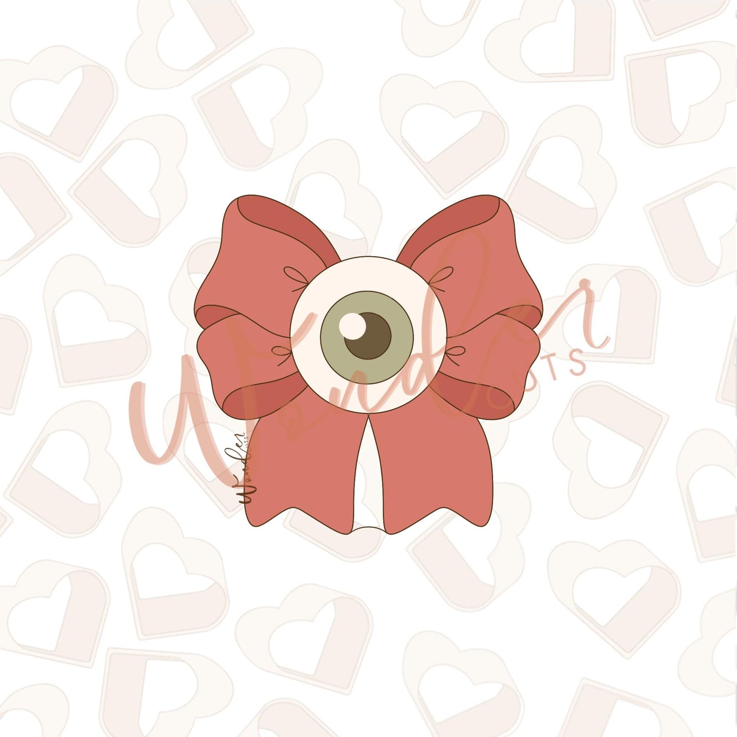 Eyeball Bow Cookie Cutter