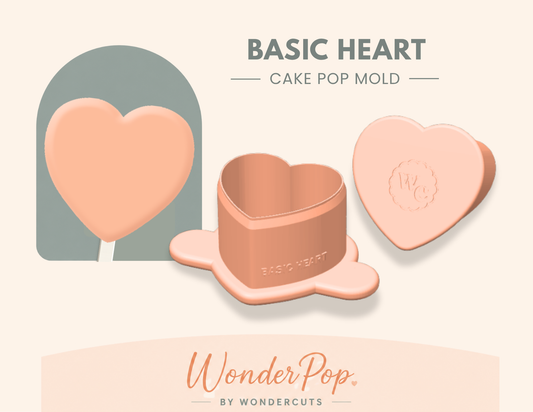 Basic Heart Cake Pop Mold