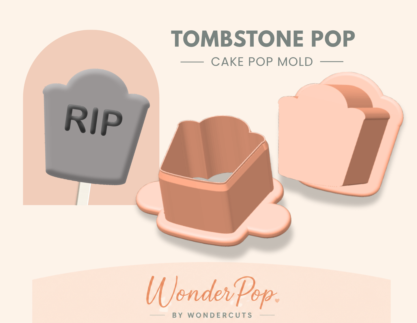 Tombstone Cake Pop Mold