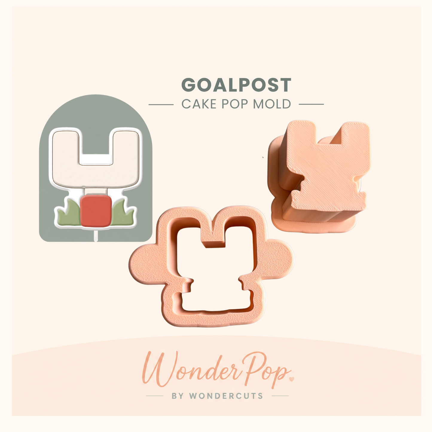 Goalpost Cake Pop Mold
