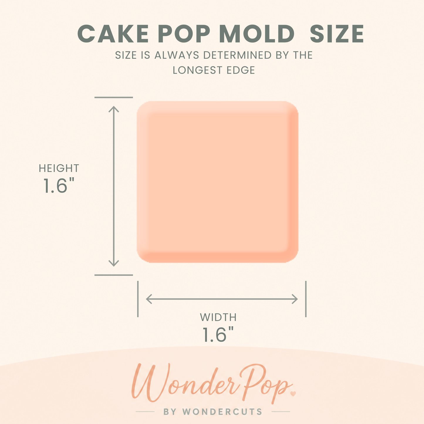 Basic Cake Pop Molds Set of 6