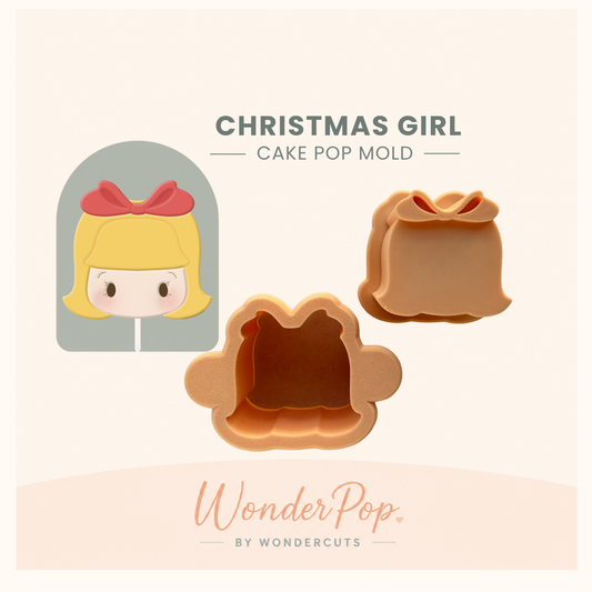 Christmas Girl Cake Pop Mold