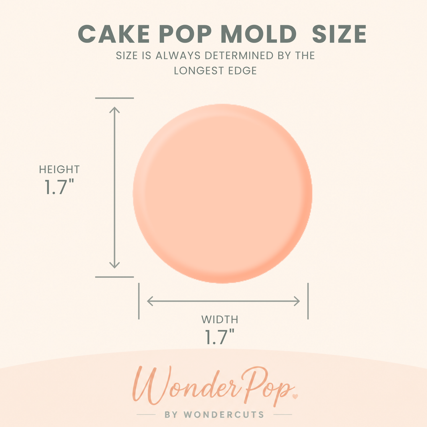 Basic Cake Pop Molds Set of 6