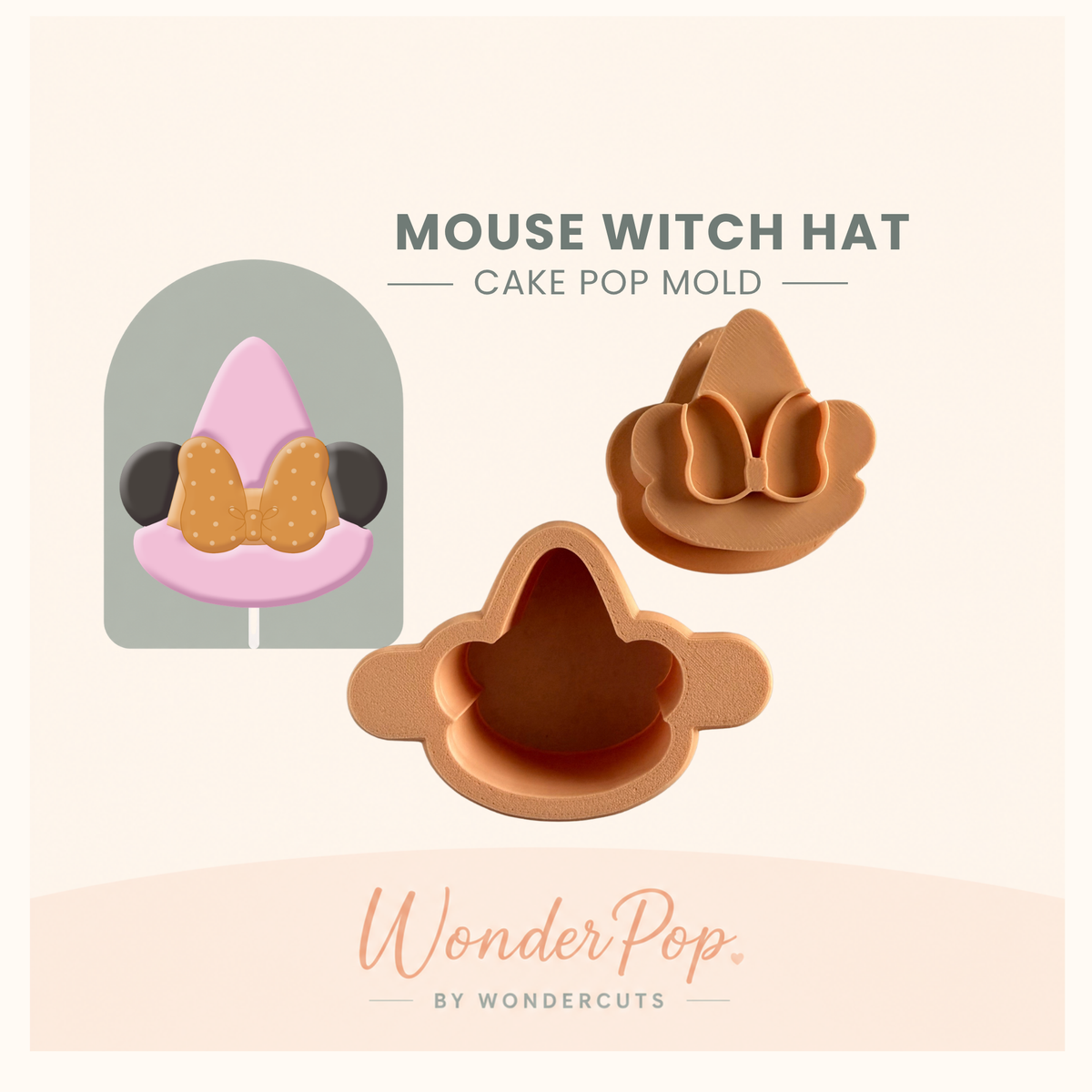 Mouse Girl Halloween Bundle Cake Pop Mold