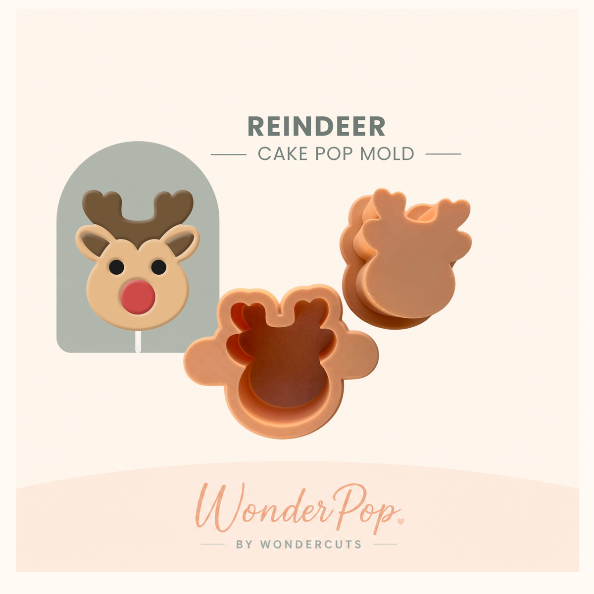 Reindeer Cake Pop Mold