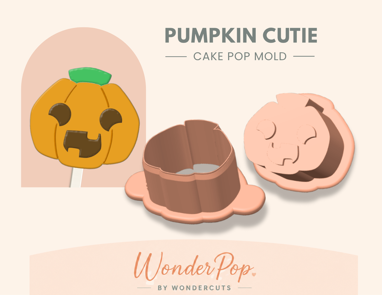 Pumpkin Cutie Cake Pop Mold
