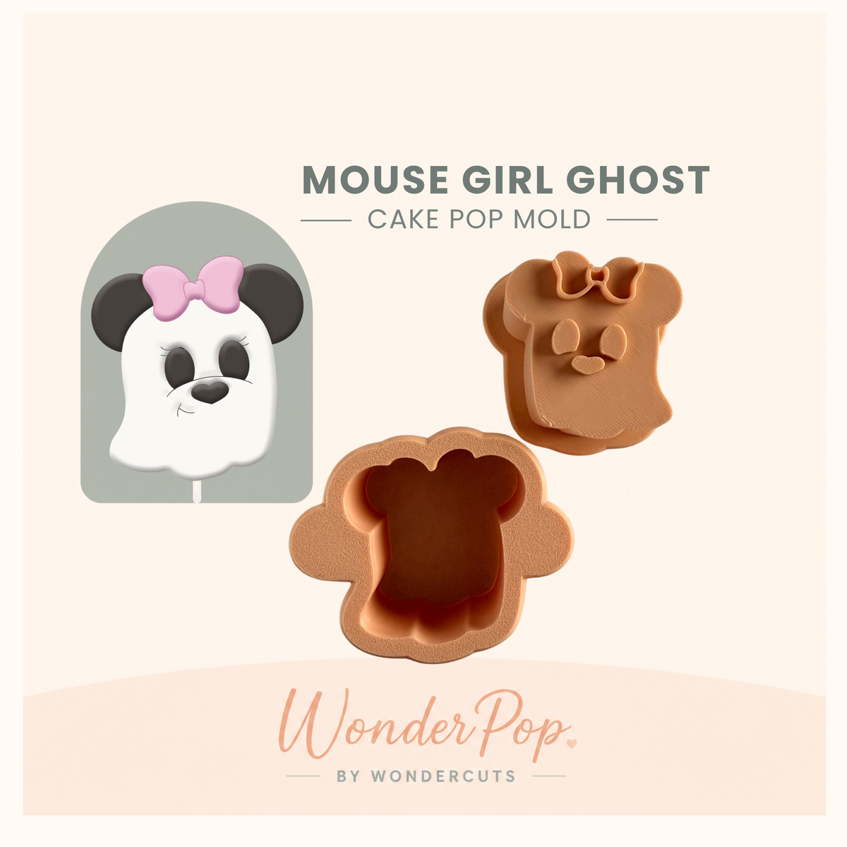 Mouse Girl Halloween Bundle Cake Pop Mold