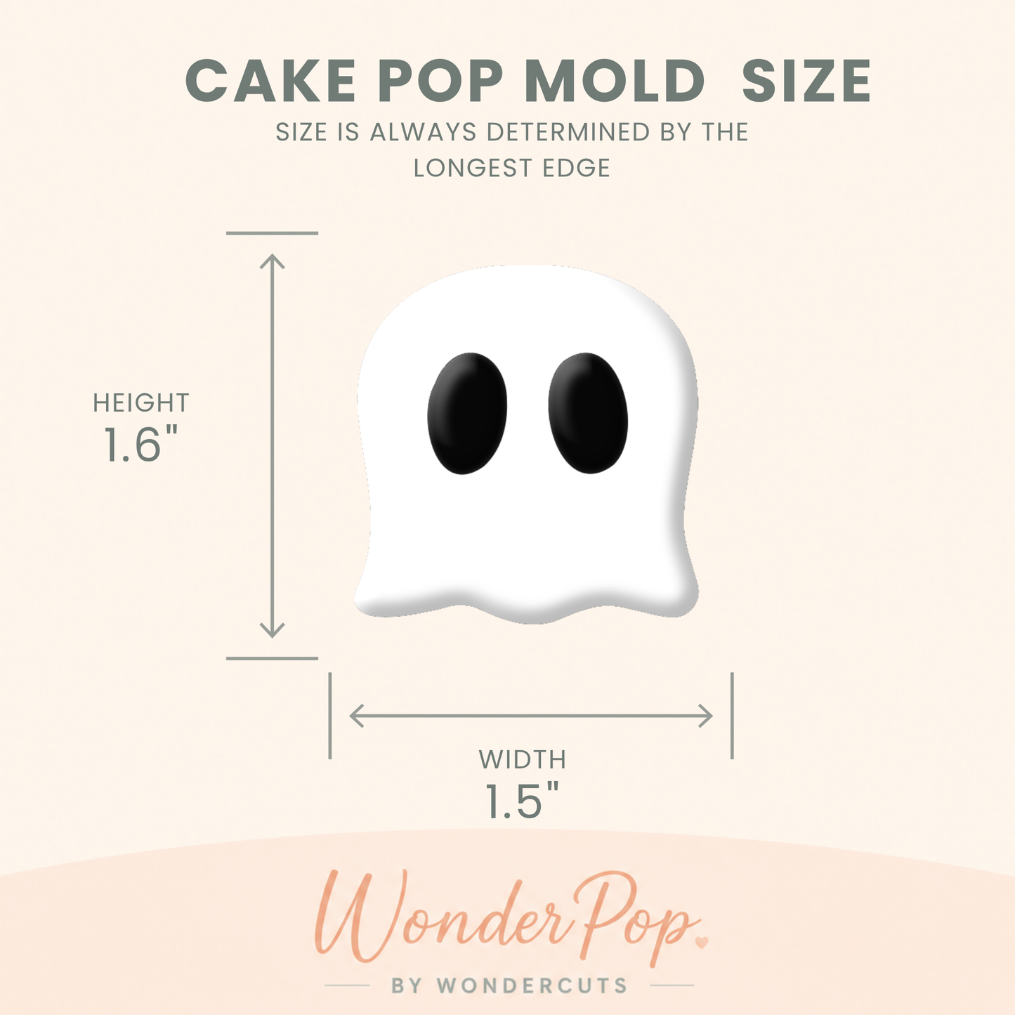 Ghost Cutie Cake Pop Mold