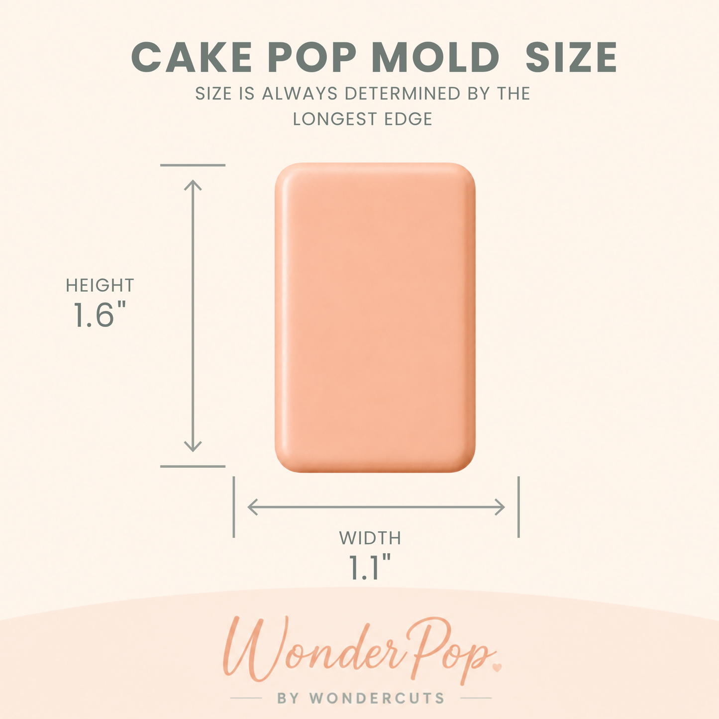 Basic Cake Pop Molds Set of 6