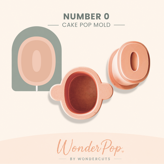 Number 0 Cake Pop Mold