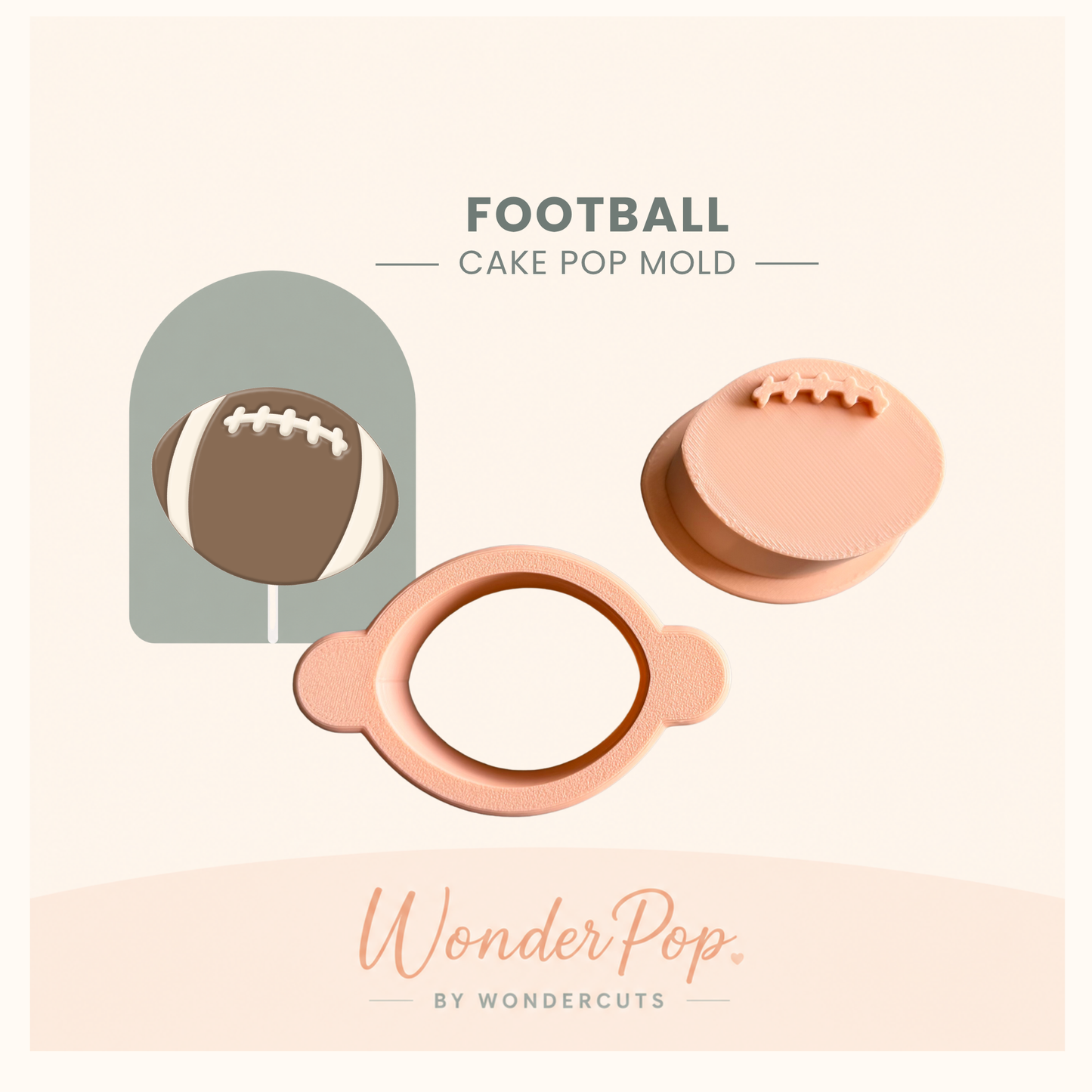 Football Cake Pop Mold