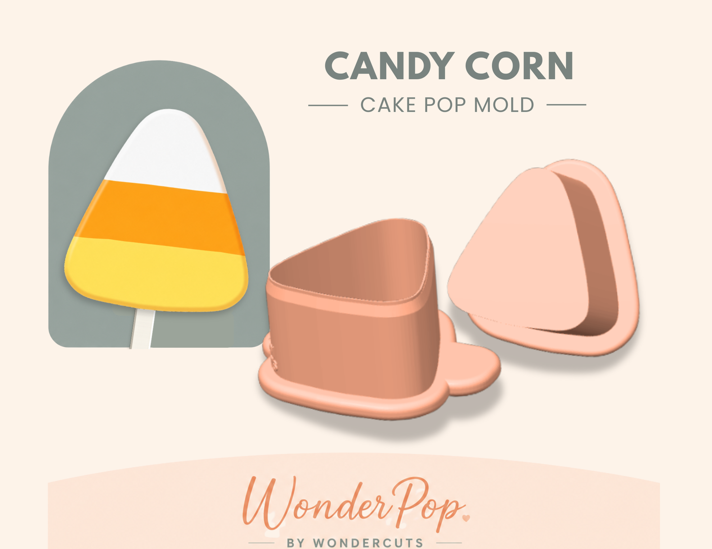 Candy Corn Cake Pop Mold