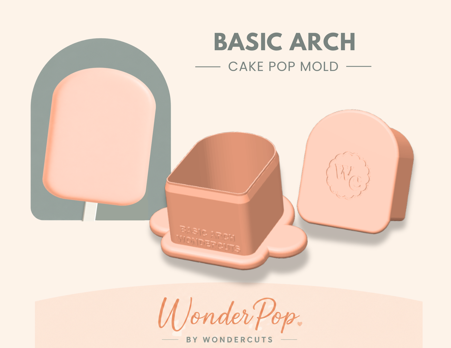 Basic Arch Cake Pop Mold