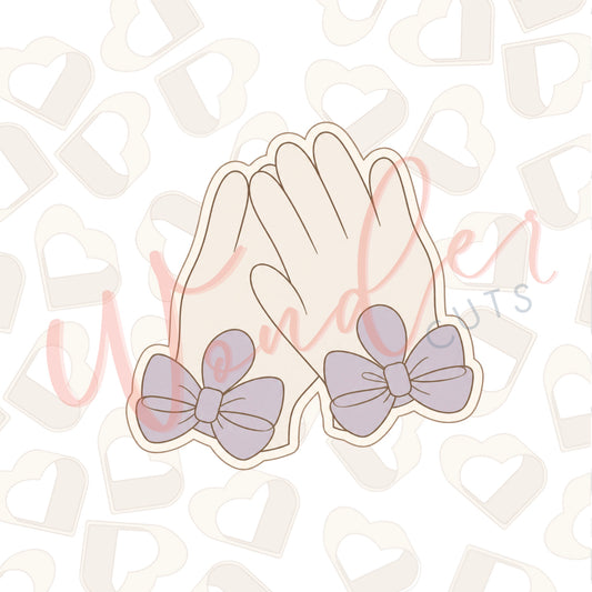 Bow Gloves Cookie Cutter