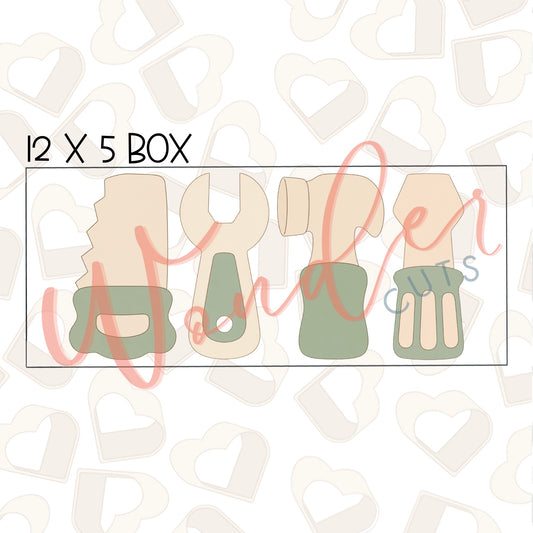 Tool Kit Cookie Cutters Set of 4