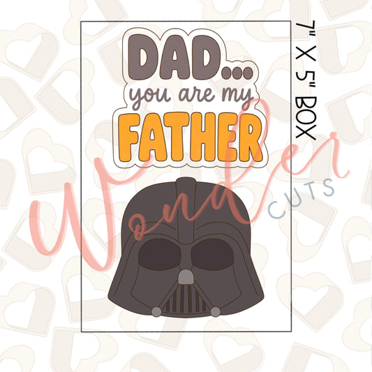 Dad You Are My Father Cookie Cutter Set of 2